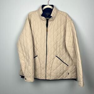 Crown & Ivy women’s quilted plus size XXL chore jacket